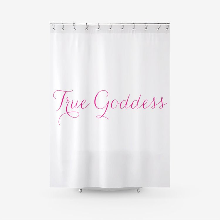 Textured Fabric Shower Curtain Printed Bathroom Curtains