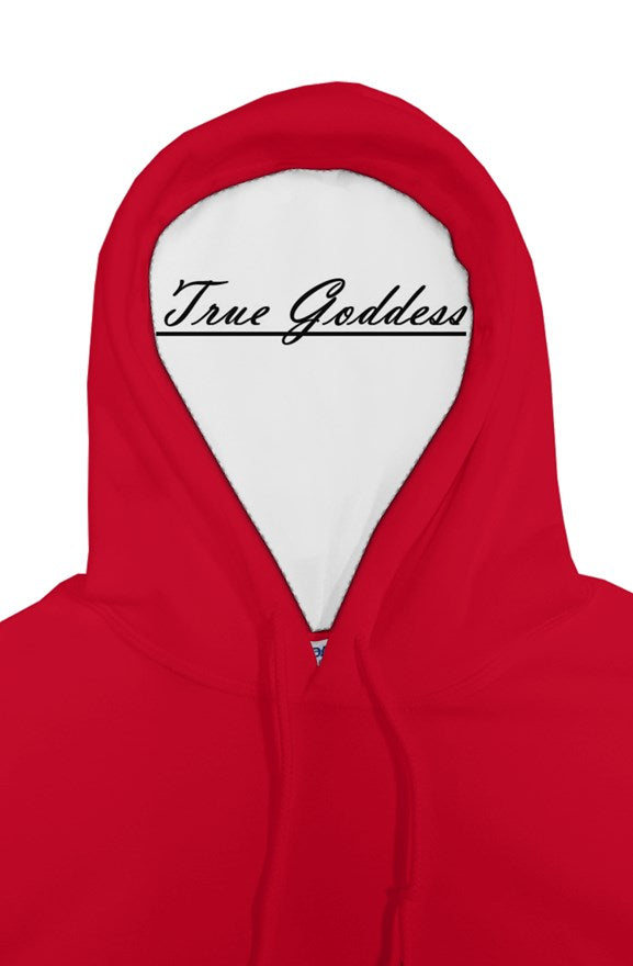 True Goddess Hoodie Red & Black