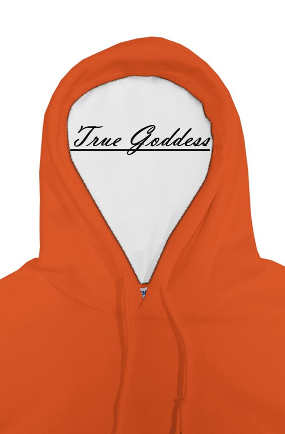 True Goddess Hoodie Orange & Black
