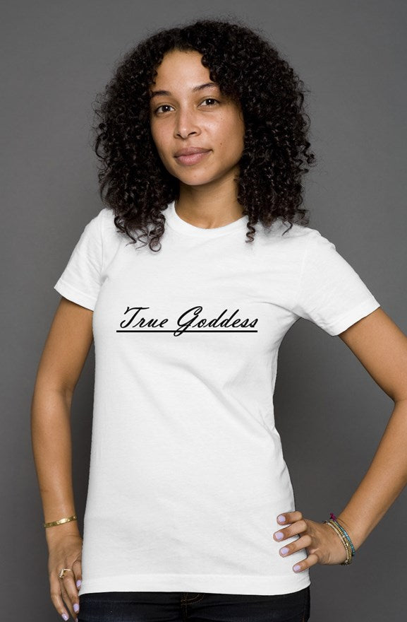 True Goddess Basic Tee White